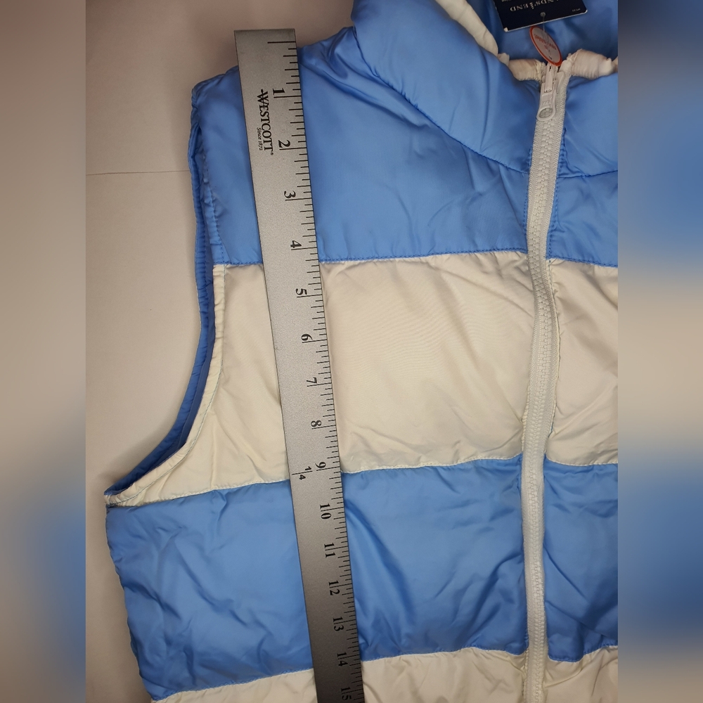 Lands' End Reversible Down Vest Kids 18-20 XL NWT - Picture 6 of 10